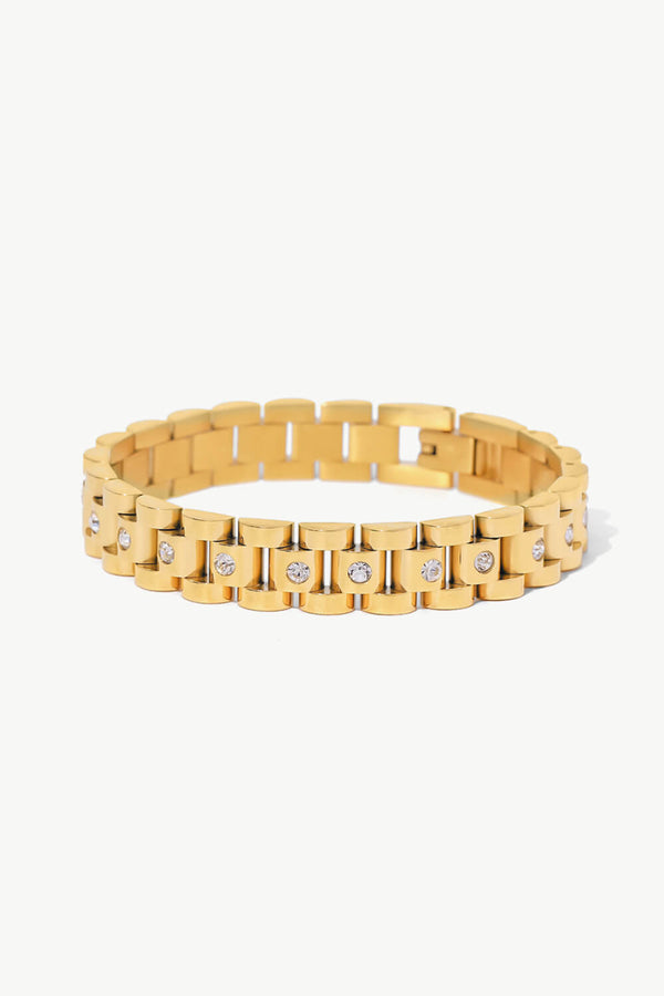 18K Gold-Plated Watch Band Bracelet Gold