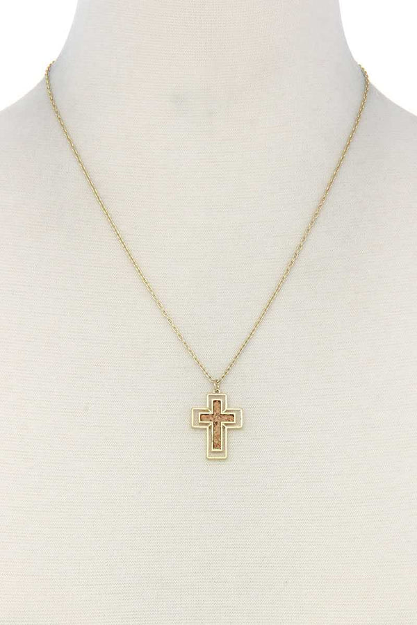 Cross Charm Necklace